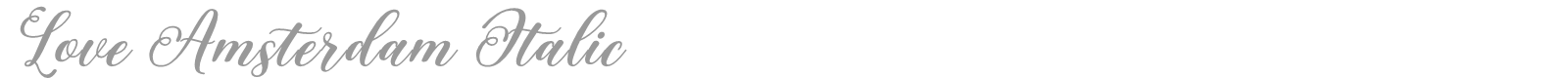 Love Amsterdam font preview